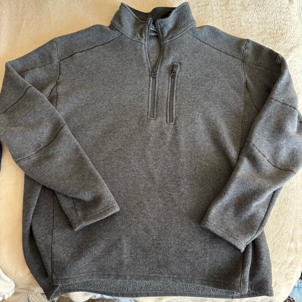 KUHL gray quarter zip size XXL